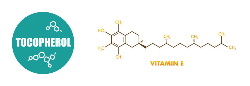 Chemical formula of Tocopherol Chemical formula of Tocopherol
