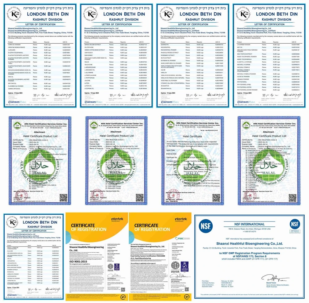 Certifications Certifications